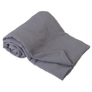 Muszlin takaró 75x100 Muszlin grafit 44 pamut