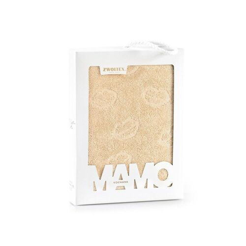 Törölköző anyának 50x90 bézs frottír ajándéktörölköző Zwoltex 23 137926649