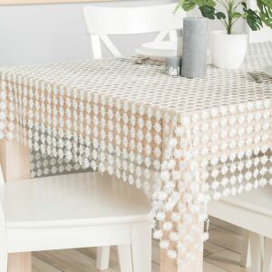 Guipure terítő Lumina, szín világosszürke 007 lurexszel, méret 140x240cm 061789/KSP/007/140240/1