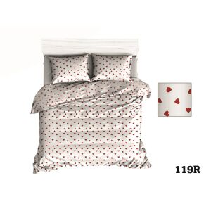 Pamut Párnahuzat 40x40 - Fehér, Piros Szív Mintás 137926970 - Ágynemű - ifjúsági és felnőtt