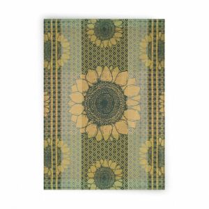 Konyha törölköző 50x70 Napraforgó zöld pamut törölköző 9697/2 Zwoltex 137928146 - Zwoltex