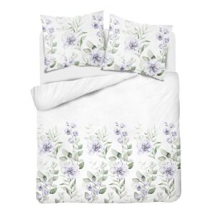 Flanel ágynemű 220x200 fehér hanga vadvirágok 4522 B Flanel 2023 137928244 - Ágynemű - ifjúsági és felnőtt