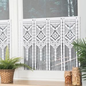 INARA jacquard szövet függönyhöz, szélesség 60 x magasság 50 cm, szín 001 fehér 001470/ZAZ/001/060050/1