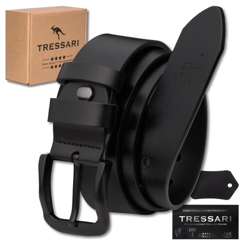 TRESSARI Férfi Bőröv - Fekete, 115 cm 137928929