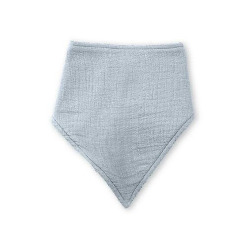 Pamut előke 22x38 Bambu kék pattintással 137929001