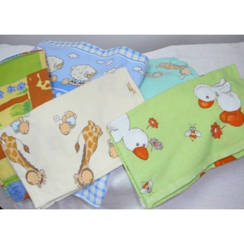 Flanel pelenkák nyomtatással 70x80 100% pamut SZÍNES SZÁLLÍTÁS VÉLETLENSZERŰ IDŐBEN 137929024