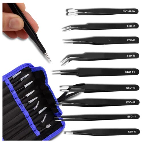 Precíziós szerviz univerzális csipesz 9 darabos készlet

Termék neve: Univerzális precíziós csipesz - 9 darabos készlet