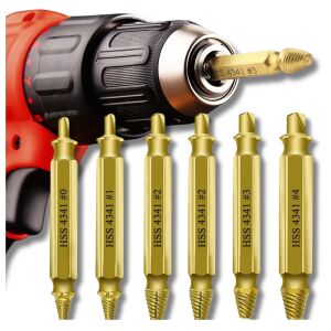 6 db-os csavarkészlet a törött csavarok kihúzásához + tok