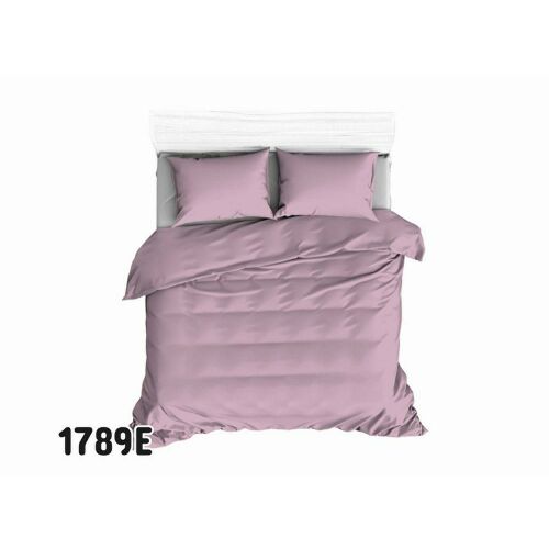 Pamut ágynemű 160x200 1789E sötét rózsaszín 76 sima 137930358