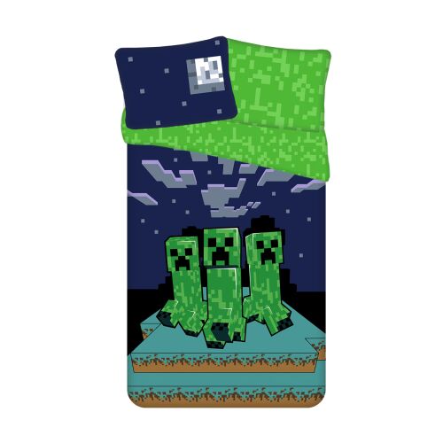 Pamut ágynemű 140x200 Minecraft Sssleep Tight párnahuzat 50x70 137930637