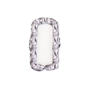 Matrac Baby Nest DeLux gubónyomáscsökkentő szőnyeg fehér szürke macska TMPG-06