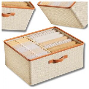 Szervező ruhafiókhoz, gardrób betét, bézs 146172701 - Gardrób rendszerező