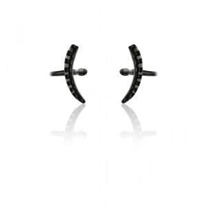 Flamenco Mystique Náušnice z chirurgickej ocele odolnej voči poveternostným vplyvom, priemer 1 cm 145185841 - Dámske doplnky