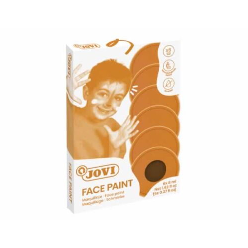 Arcfesték, 8 ml barna