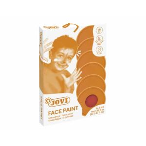 JOVI Arcfesték készlet, 6 x 8ml, piros színű, gyerekeknek, arcfestéshez - Arcfesték