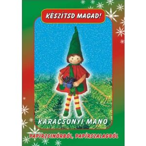 Kézműves csomag - Karácsonyi manó.
