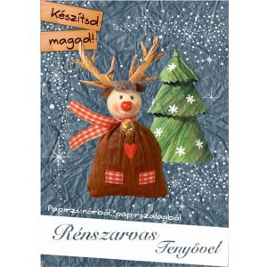 Kézműves csomag - Rénszarvas fenyővel