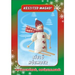 Kézműves csomag - Sielő hóember