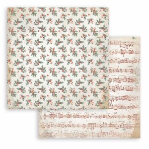 Scrapbooking kétoldalas papír - Gear up for Christmas pattern 137933053 - Stamperia