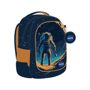 Luna NASA űrhajós hátizsák, 3 rekeszes iskolatáska - Luna