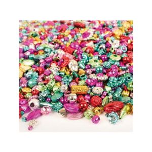 PlayBox metál gyöngy szett, 3000 darab, válogatott formák ékszerkészítéshez - Playbox