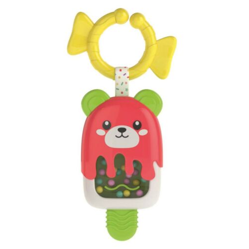 Clementoni Fagylalt alakú csörgő, színes babajáték medve dizájnnal