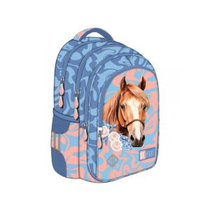 St.Right Romantic Horse lovas hátizsák lányoknak, kék lovas iskolatáska - Unipap