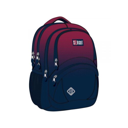 St.Right Színátmenetes Ergonomikus Iskolatáska BP05 - Elölnézet