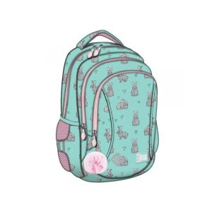 St.Right Grey Rabbits nyuszis ergonomikus iskolatáska, hátizsák BP26 39x27x17cm 140706420 - Unipap