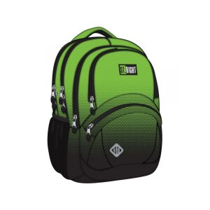 St.Right Green Gradient Iskolatáska BP05 - Elölnézet - Unipap