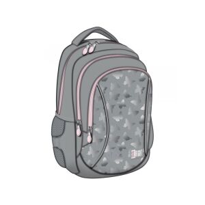 St.Right Szürke Pillangós BP26 Iskolatáska - Háromrekeszes kivitel - Unipap
