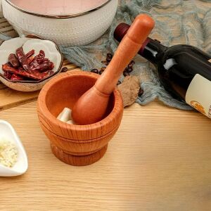 1 készlet, konyhai fokhagyma mozsár, mozsár és mozsár készlet fokhagymaborshoz, fokhagymadaráló, háztartási chilidaráló 137946450 - Mozsár