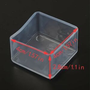 8db Átlátszó Asztal És Szék Lábvédő 137950728 - Padlóvédő bútorláb alátét