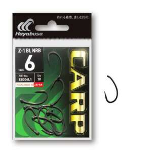 Hayabusa Z-1 NRB Szakáll Nélküli Pontyhorog - 6-os Méret - 10 db