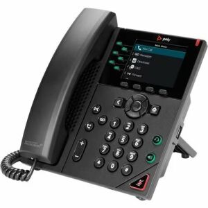 Poly VVX 350 6-Line IP Phone and PoE-enabled IP telefon Fekete 6 sorok LED 137961431 - Poly