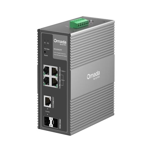 TP-Link IES206GPP hálózati kapcsoló Vezérelt Gigabit Ethernet (10/100/1000) Ethernet-áramellátás (PoE) támogatása Fekete