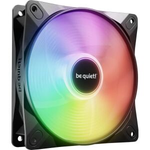 Close-up of be quiet! Light Wings LX 120mm PWM Reverse Black ARGB fan - PC Fan