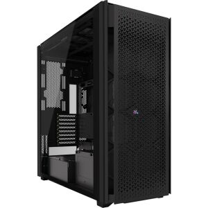 Corsair 9000D RGB Airflow Full Tower PC Ház - Fekete, Szögletes Nézet - Corsair