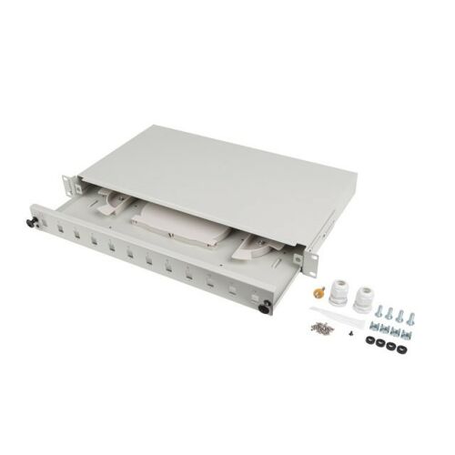 Lanberg FOP1-12SS-LDS 12 portos optikai patch panel tartozékokkal - Lanberg