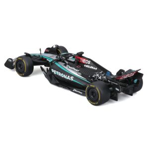 BBurago Mercedes-AMG Petronas F1 W15 Formula 1 modell 1:43 fémből 2024-es kiadás 141335436 - Bburago