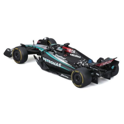 BBurago Mercedes-AMG Petronas F1 W15 Formula 1 modell 1:43 fémből 2024-es kiadás 141335436
