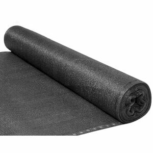 Árnyékoló Háló Kerítésre - 1,5 x 50 m, Sötétszürke, 90% UV Védelem