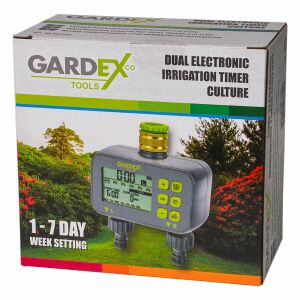 Gardex Culture Kettős Elektronikus Öntöző Időzítő 137967189 - Öntözés vezérlő
