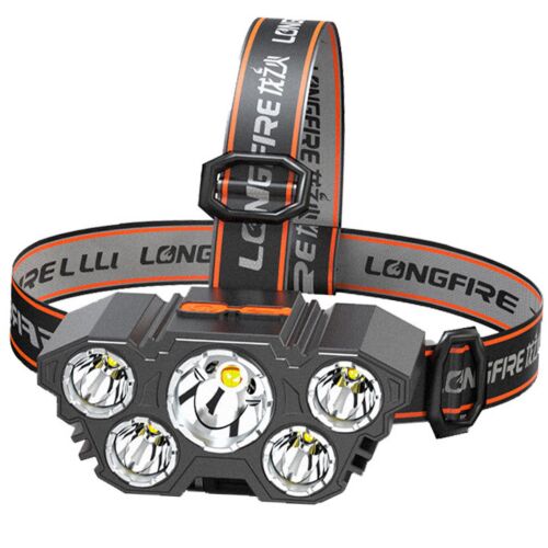 LEAN LED Fejlámpa - 5 Dióda, 4 Mód, Vízálló 137969091