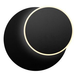 Lampă de perete neagră modernă cu iluminare LED - Aplice perete