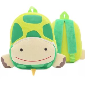 Kindergartenrucksack für Vorschulkinder, WePro Store, Schildkrötenmuster, Plüsch, 26x24x10 137979288 - WePro Store