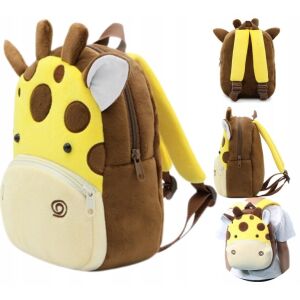 Kindergartenrucksack für Vorschulkinder WePro Store, Giraffenmodell, Plüsch, 26x24x10