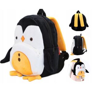 Kindergartenrucksack für Vorschulkinder WePro Store, Pinguin-Modell, Plüsch, 26x24x10 137979369 - WePro Store