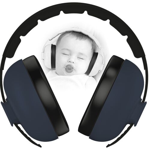Casti Antifonice Pentru Bebelusi si Copii 3-48 luni WePro Store, Clasica Superioara, Model Ajustabil, Protectie Auditiva in medii Zgomotoase, Anulare a Zgomotului la 25dB, Negru 137979379