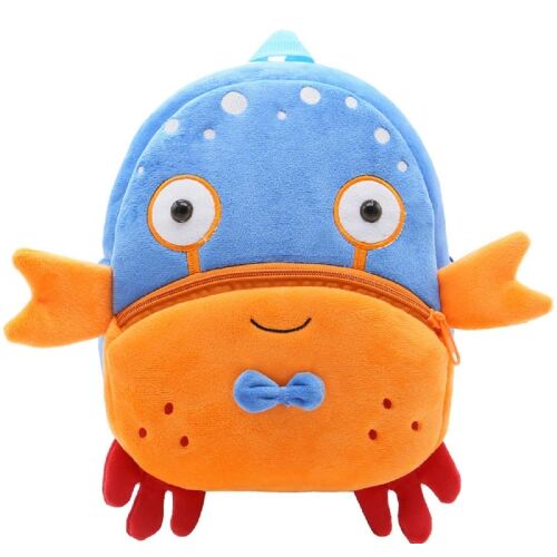 Batoh do materskej školy pre predškolákov WePro Store, model kraba, plyšový, 26x24x10 137979440